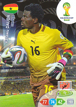 Fatawu Dauda Ghana Panini 2014 World Cup #170